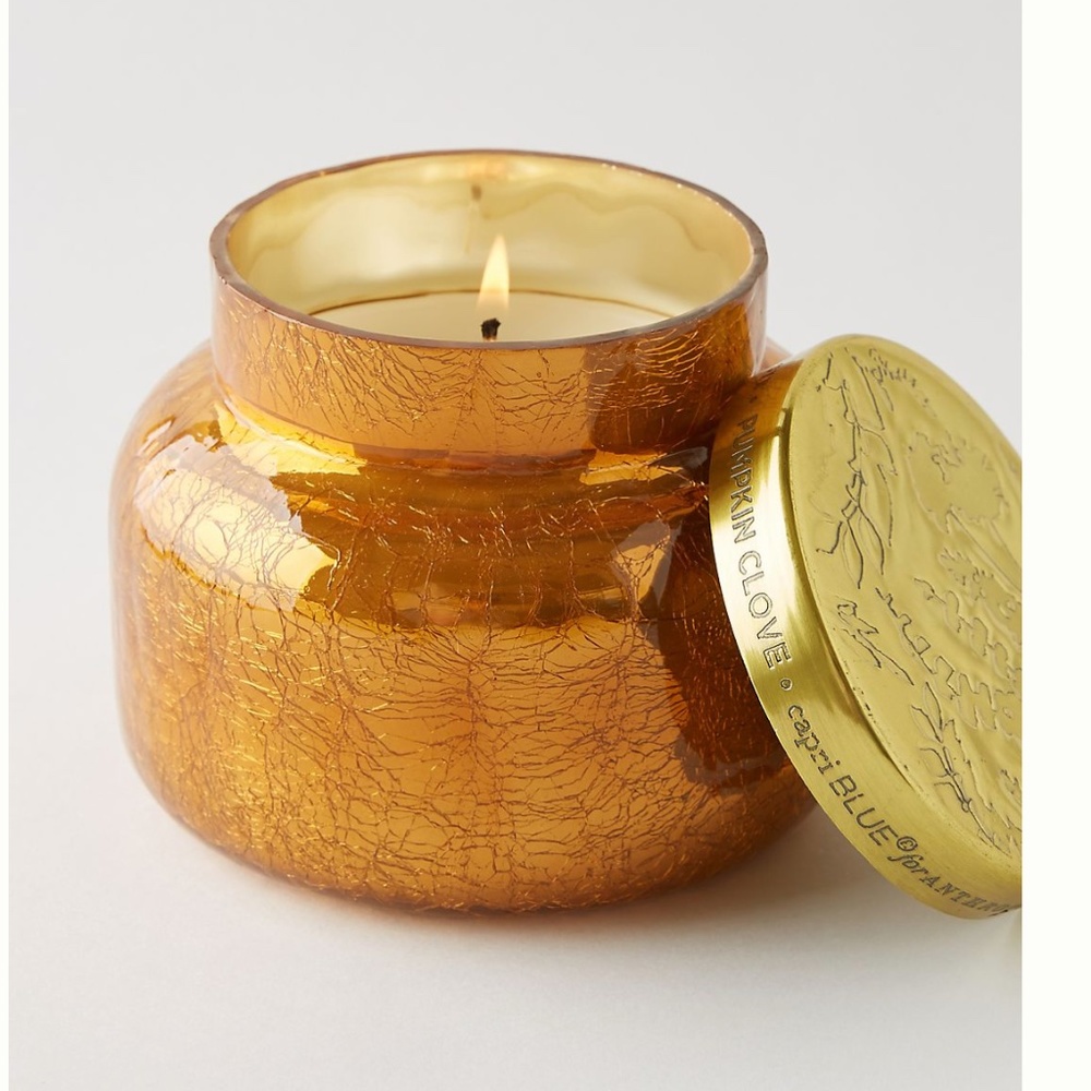 Capri Blue Boho Pumpkin Clove Jar Candle